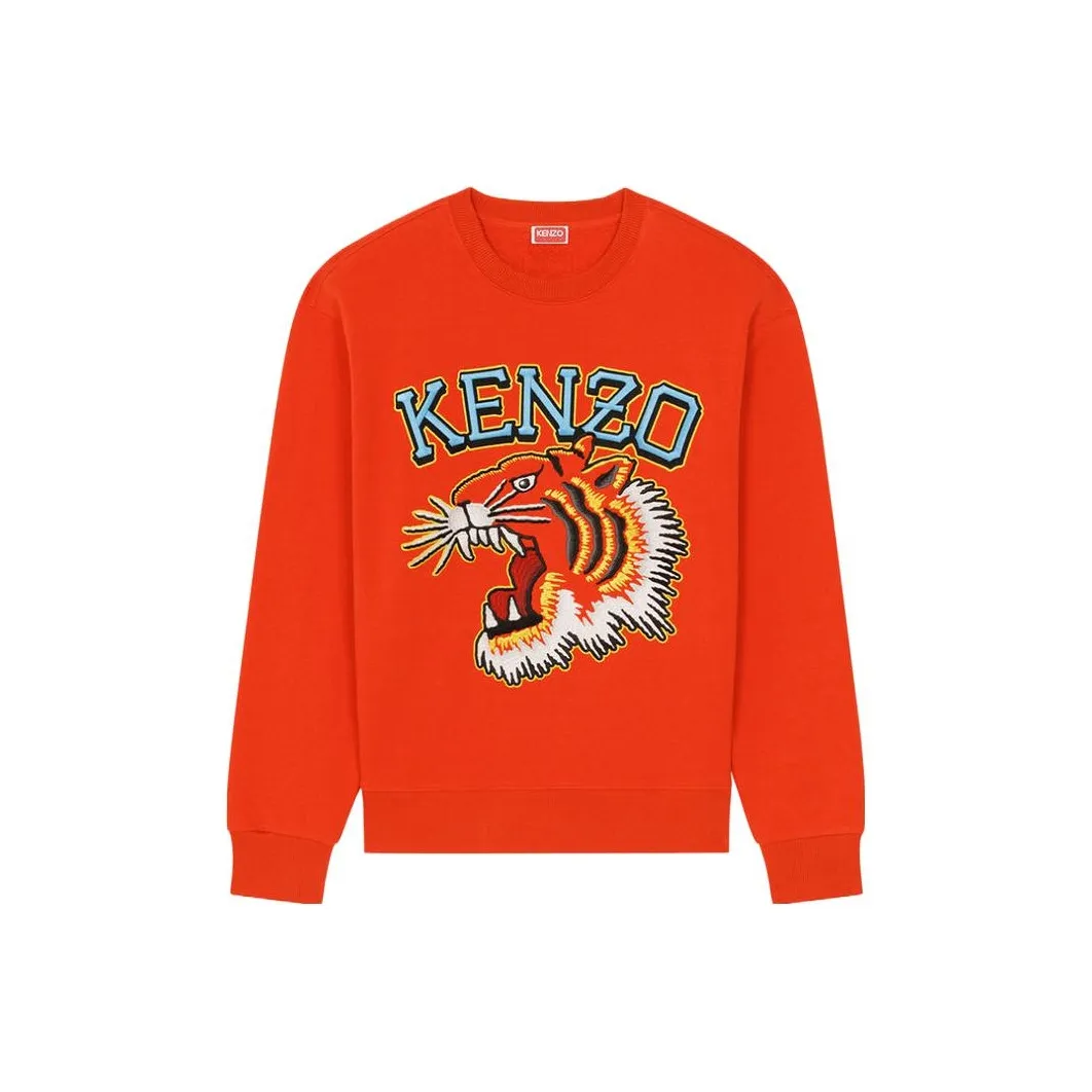 KENZO Оранжевый Красный Мужской Свитшот