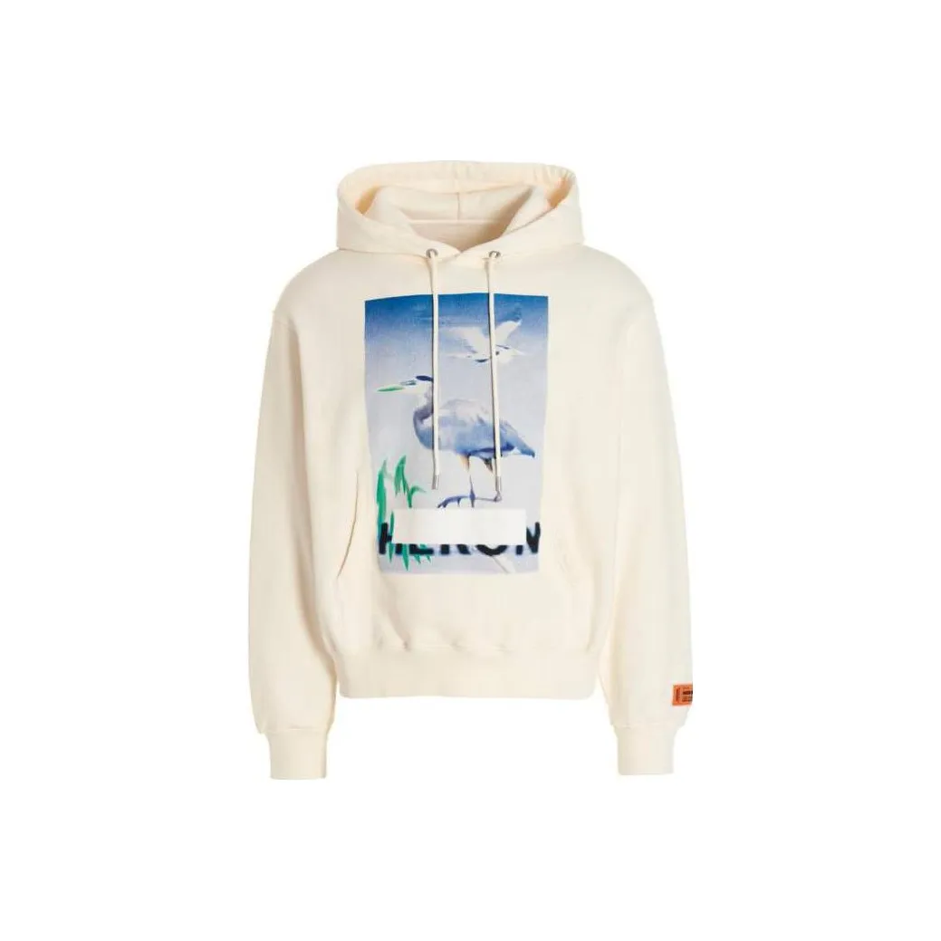 HERON PRESTON Censored Graphic-print Hoodie