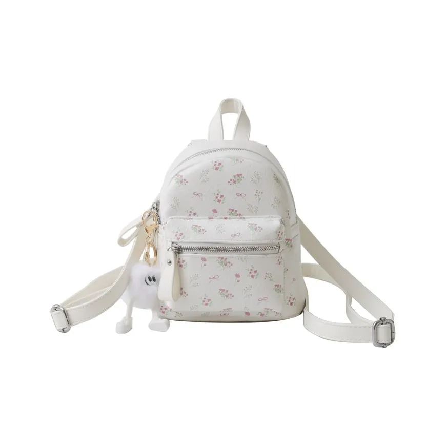 FCTOSSR ПУ (полиуретан) Рюкзак Стандартный Женский Белый Серебряный Черный