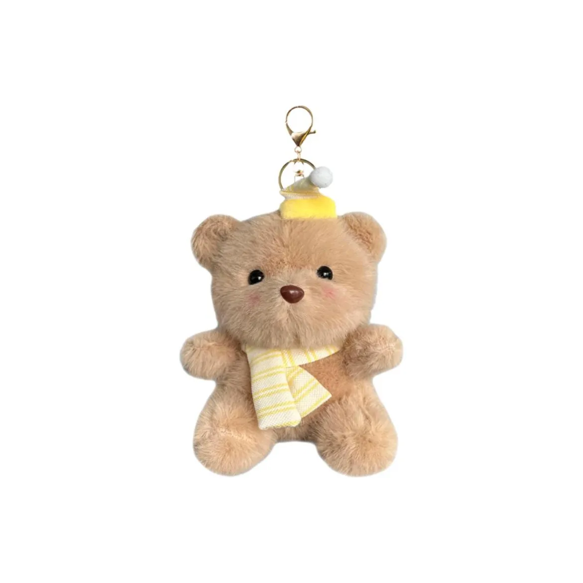 BEAR FORT Медвежонок Сон Кап 'YOU' Little Медвежонок Шарф с Шеей Warmer Позиционирование Стиля Куклы Плюшевый Брелок 15 см Рекомендуемая Высота