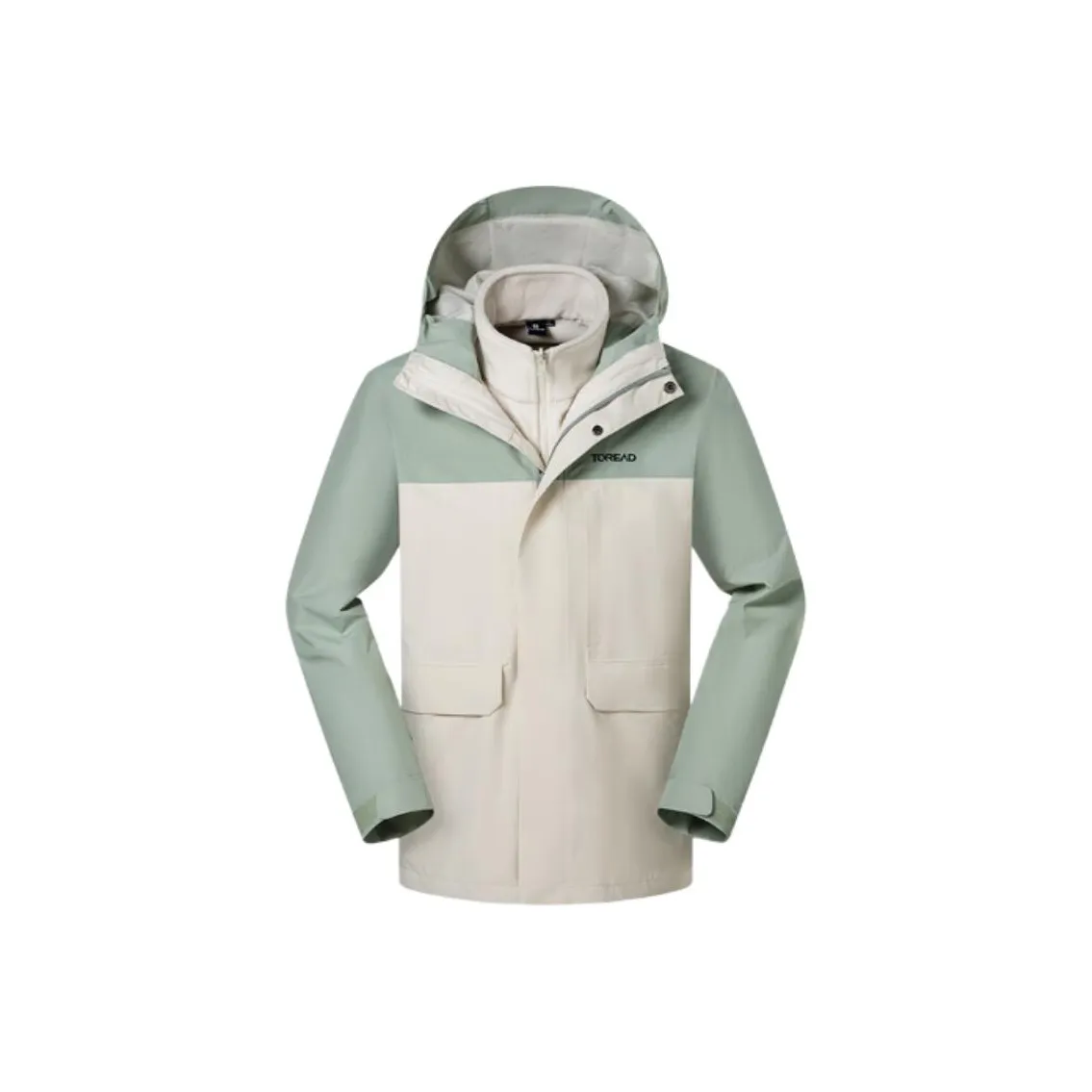 TOREAD Водонепроницаемый Ветровка Унисекс Бежевый \ Асфальтовый Серый Зеленый
