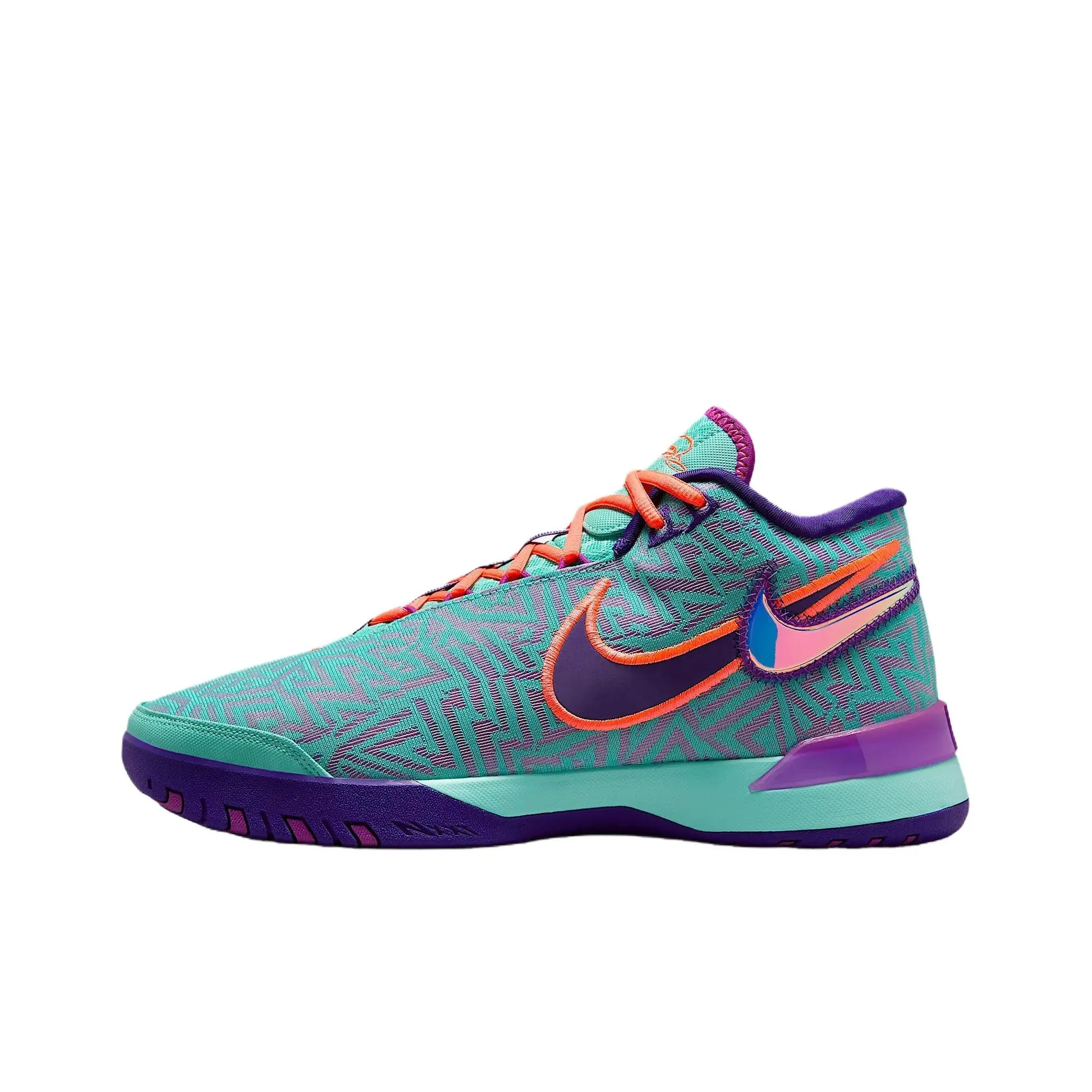 Nike LeBron NXXT Genisus Slip-Resistant Abrasion-Resistant MID Баскетбольные кроссовки Unisex Blue