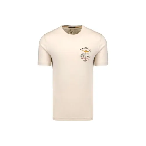 AERONAUTICA MILITARE Абрикос Мужские Рубашки
