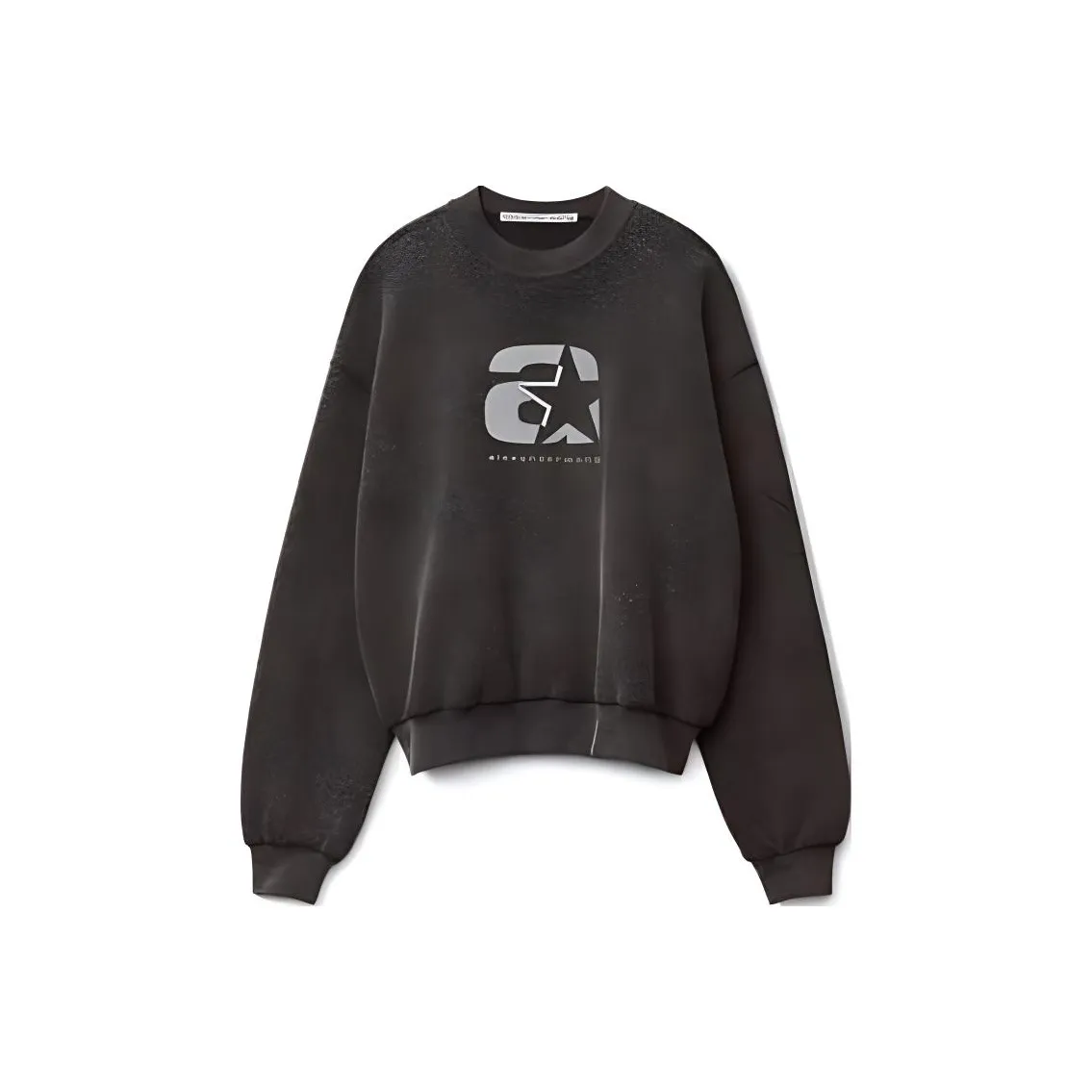 Alexander Wang Свитшот Унисекс Угольный Серый