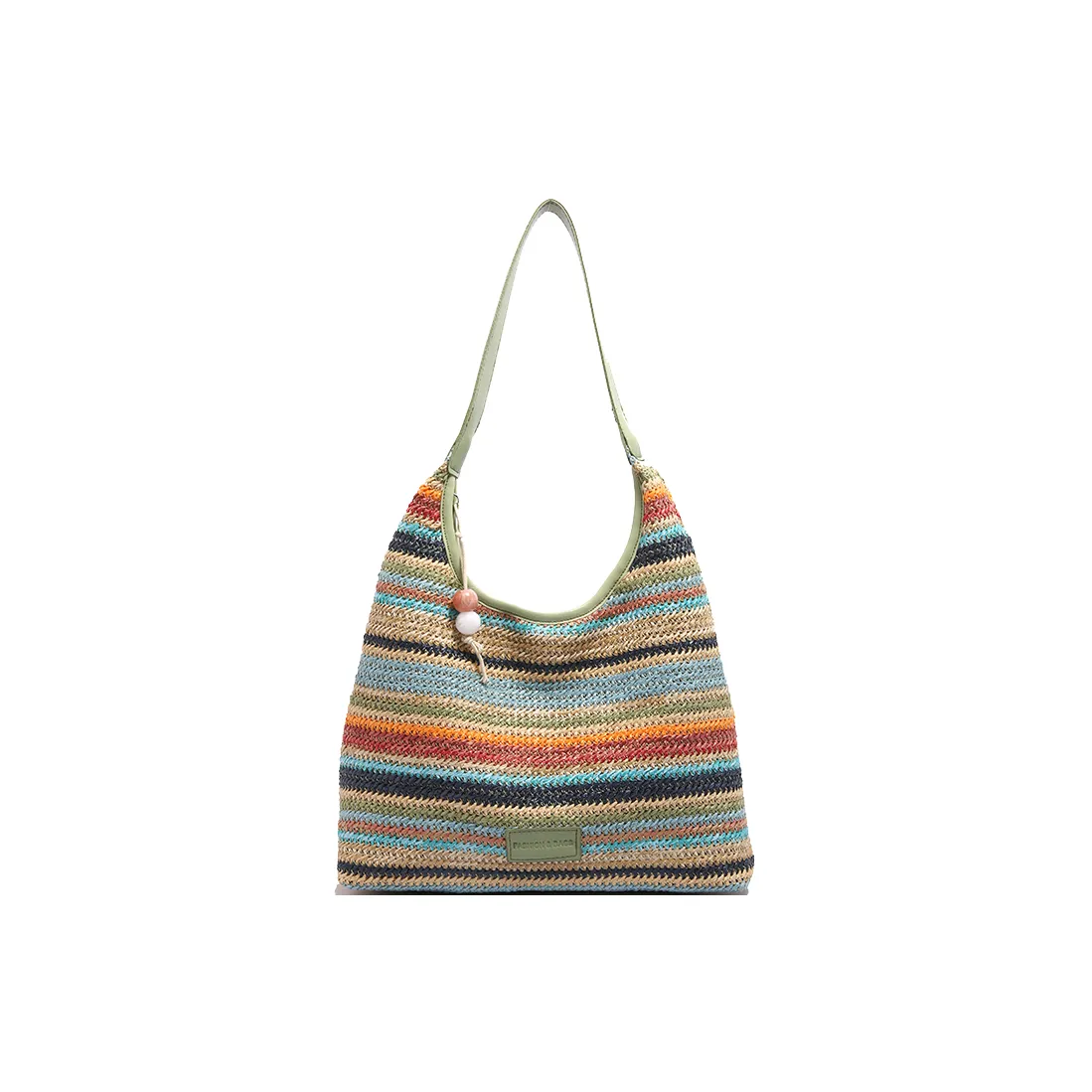 Parker Bear Сумка через плечо из соломенной ткани женская многоцветная