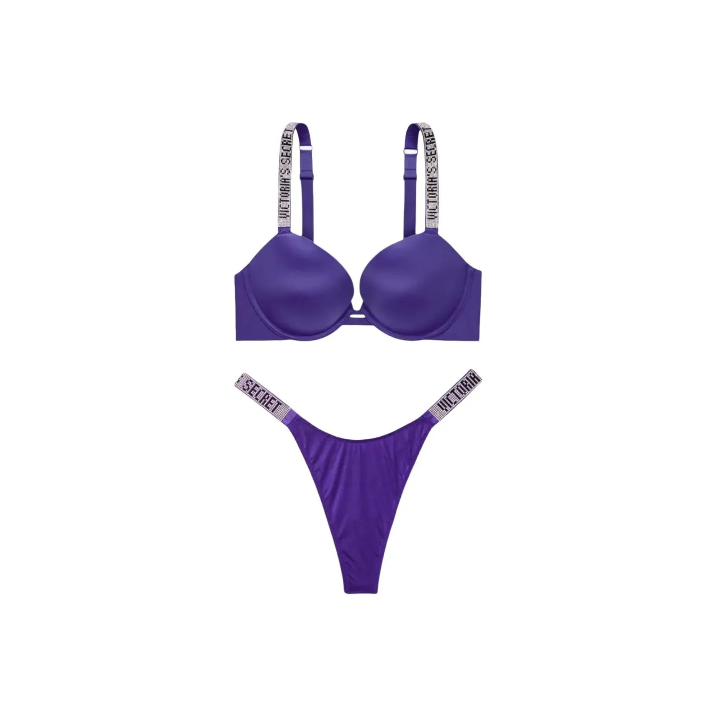 Victoria's Secret Комплект нижнего белья для женщин темно-фиолетовый