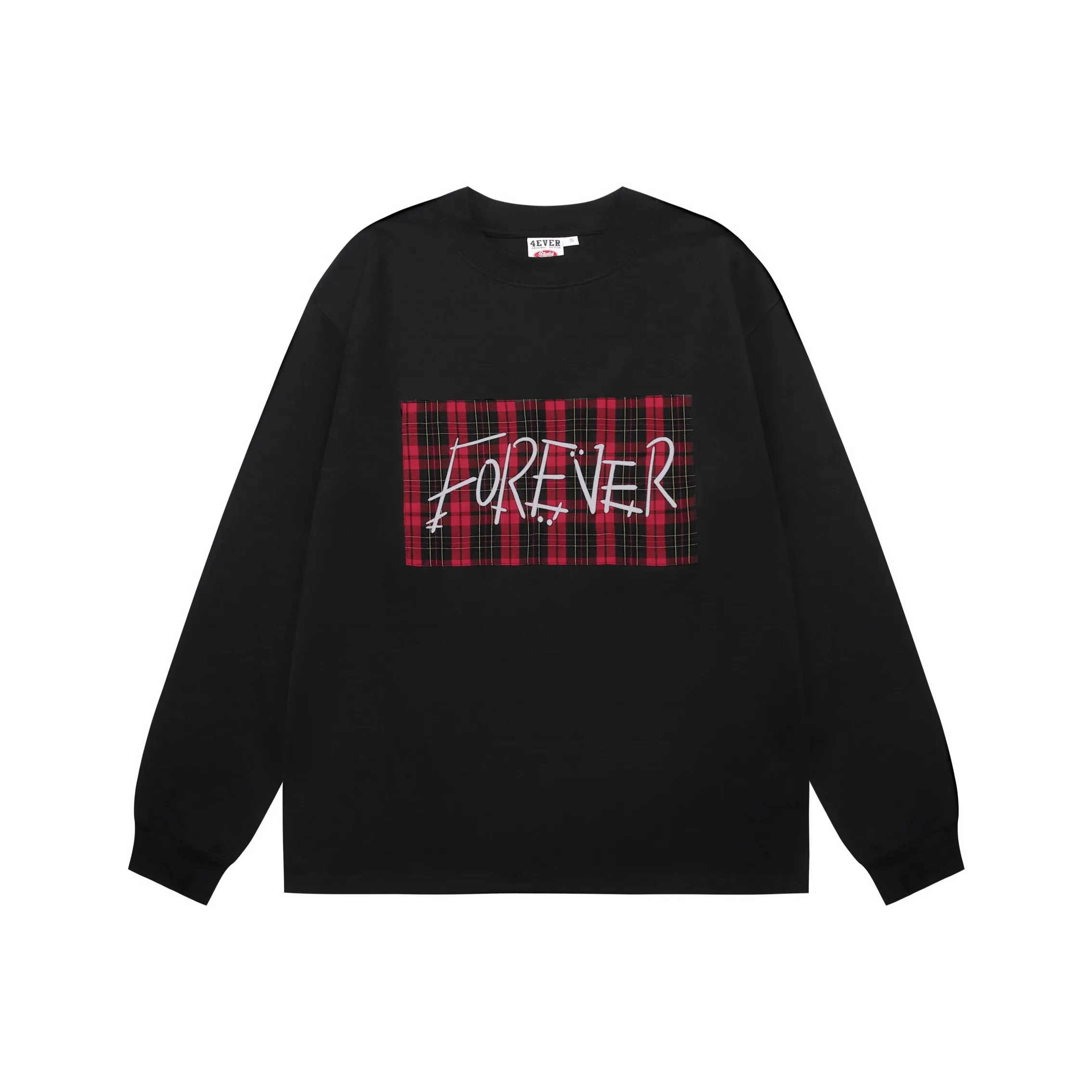 4EVER LAB Черная унисекс футболка