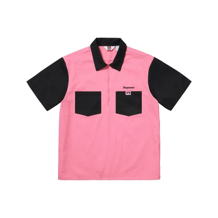 Supreme Ben Davis Half Zip Work Shirt