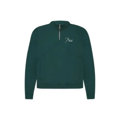 Rhude Темно-зеленый Мужские Свитшоты