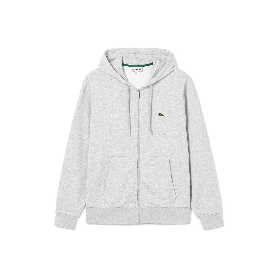 LACOSTE Sweatshirt Men's Silver Gray