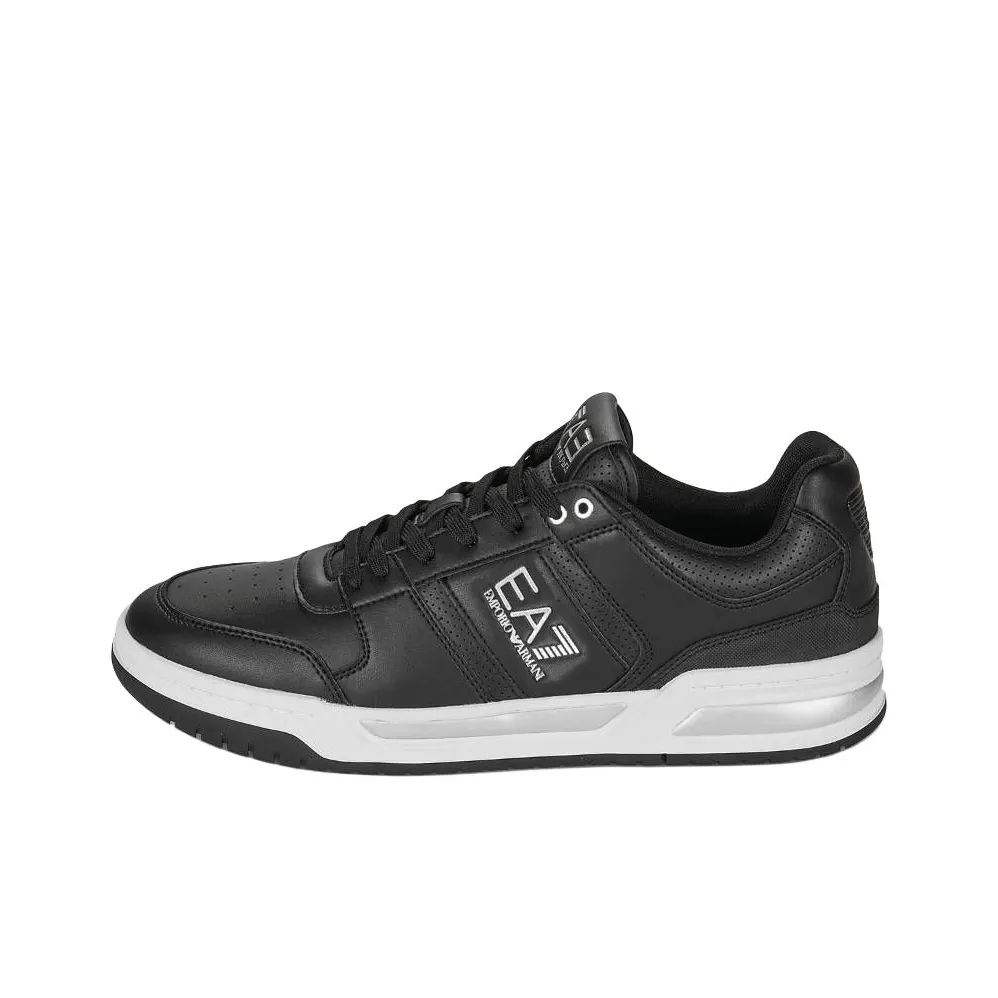 EMPORIO ARMANI EA7 Low Топ Скейтборд Кроссовки Мужские Черные