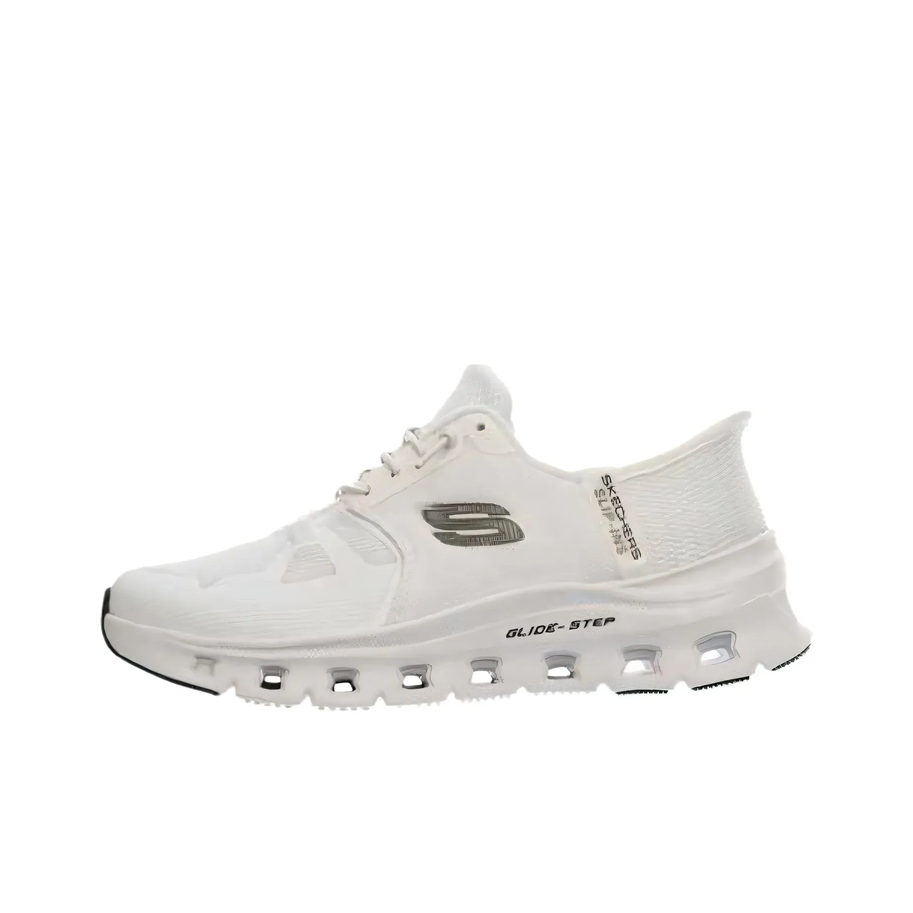 Skechers Glide Step Low Top Casual Shoes Women's White