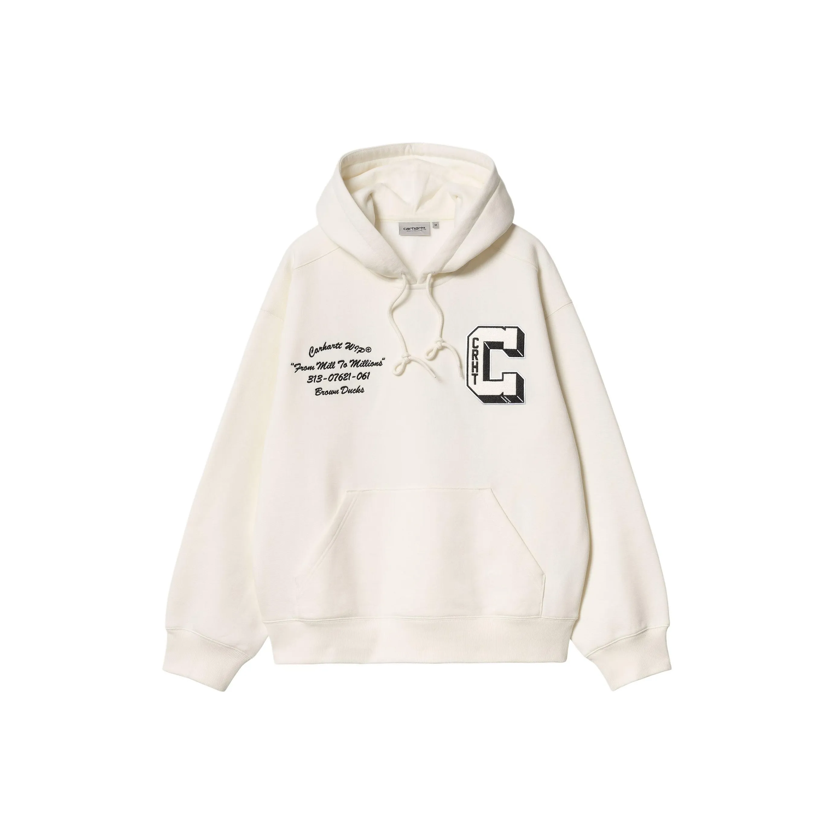 Carhartt WIP Brown Ducks Drawstring Hoodie
