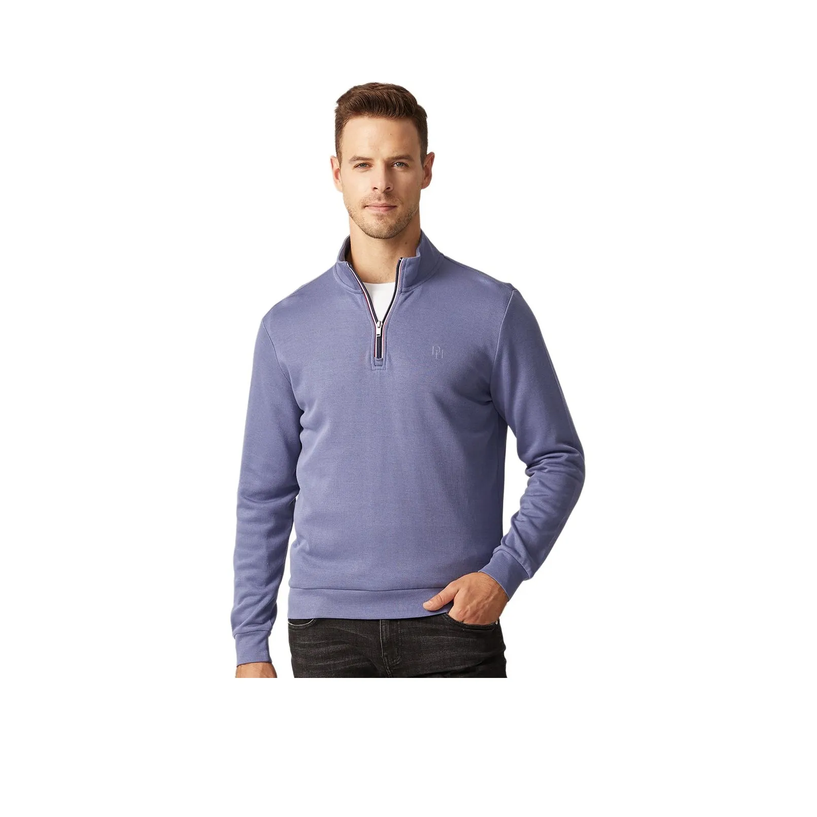 DANIEL HECHTER Толстовка Мужская Серый Синий