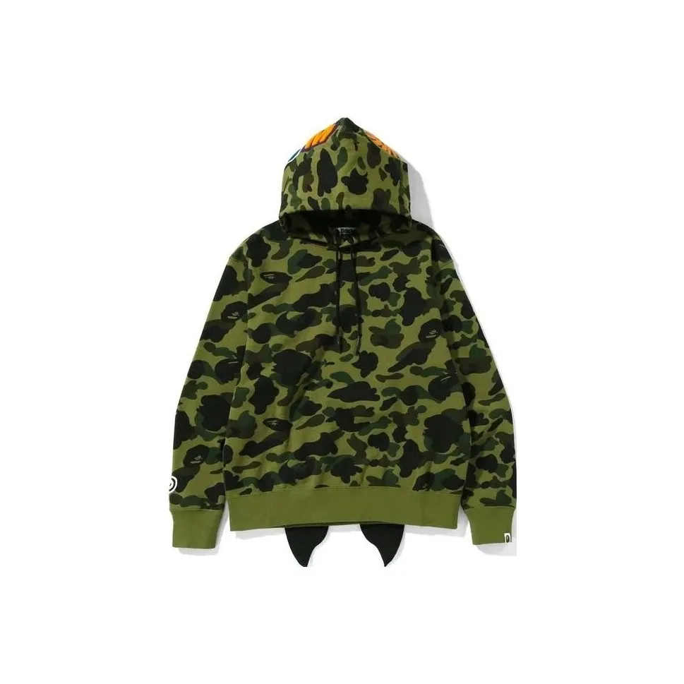 A BATHING APE 1st Camo Shark Relaxed Fit Fullover Hoodie