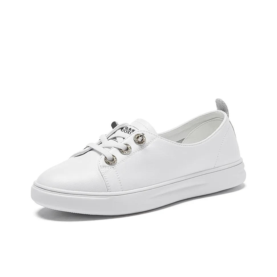 Joshua Figure Дышащий Низкий Топ Кэжуал Женские Белые