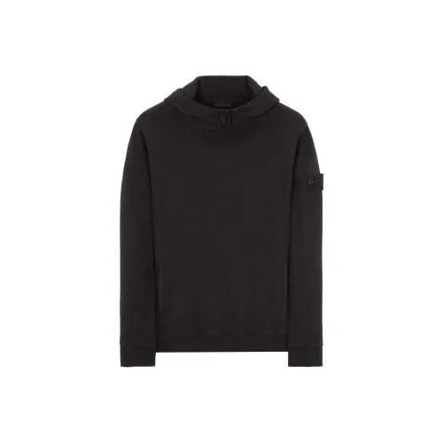 STONE ISLAND STONE ISLAND SS23 GHOST PIECES Черный Унисекс Свитшоты