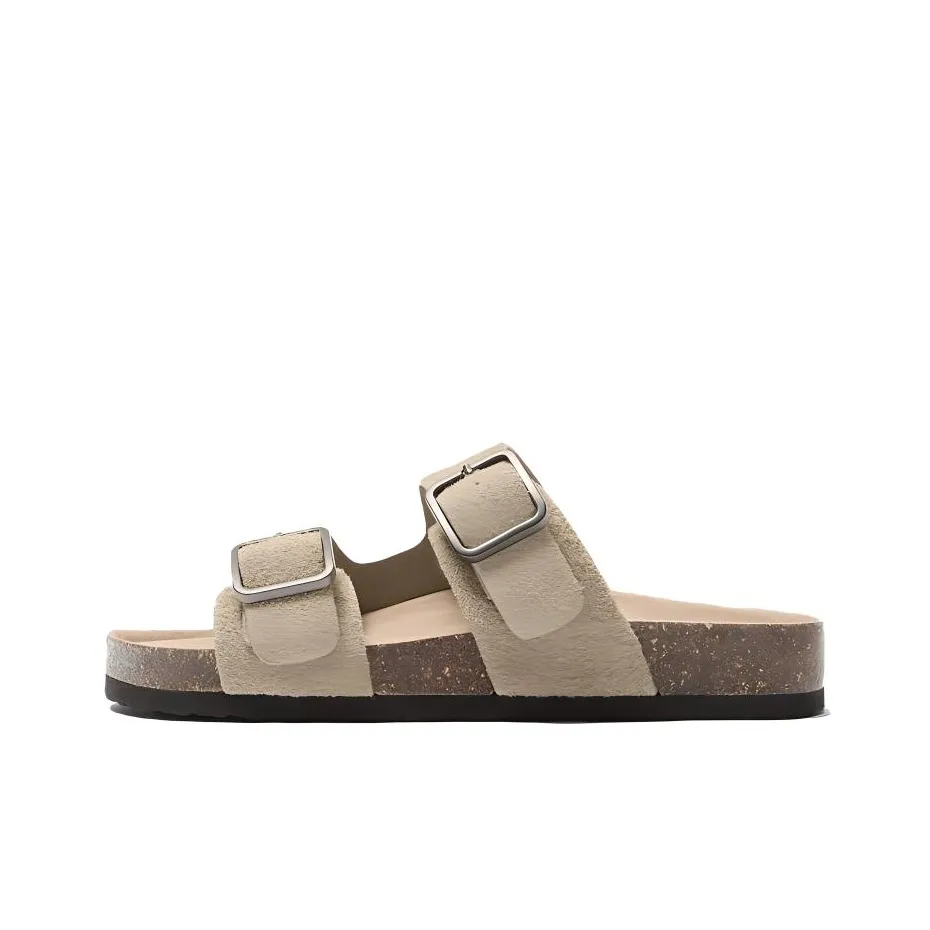 ZARA Slip Resistant Slide Slippers Men's Sandy Brown