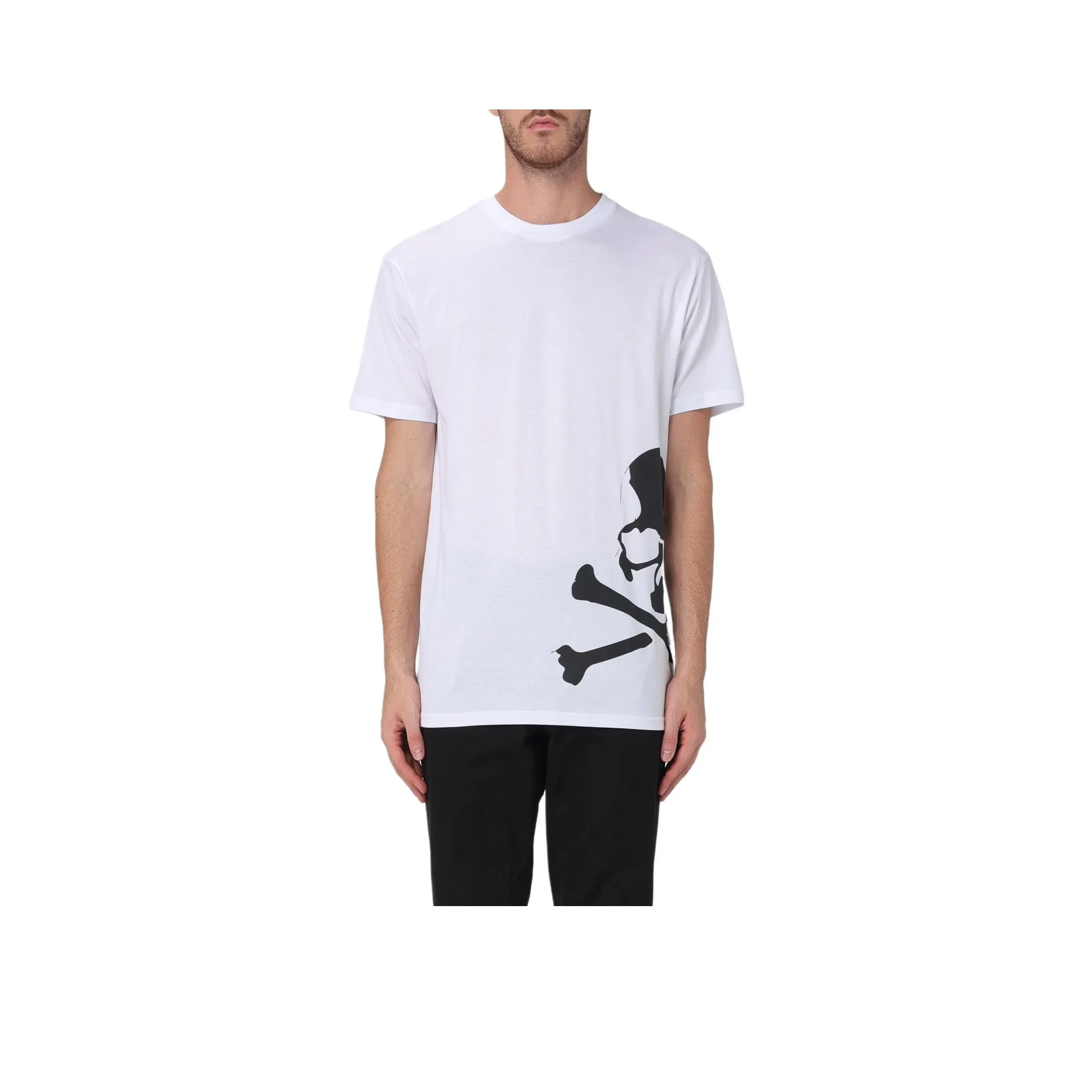PHILIPP PLEIN Ss Skull&Bones Round Neck T Shirt