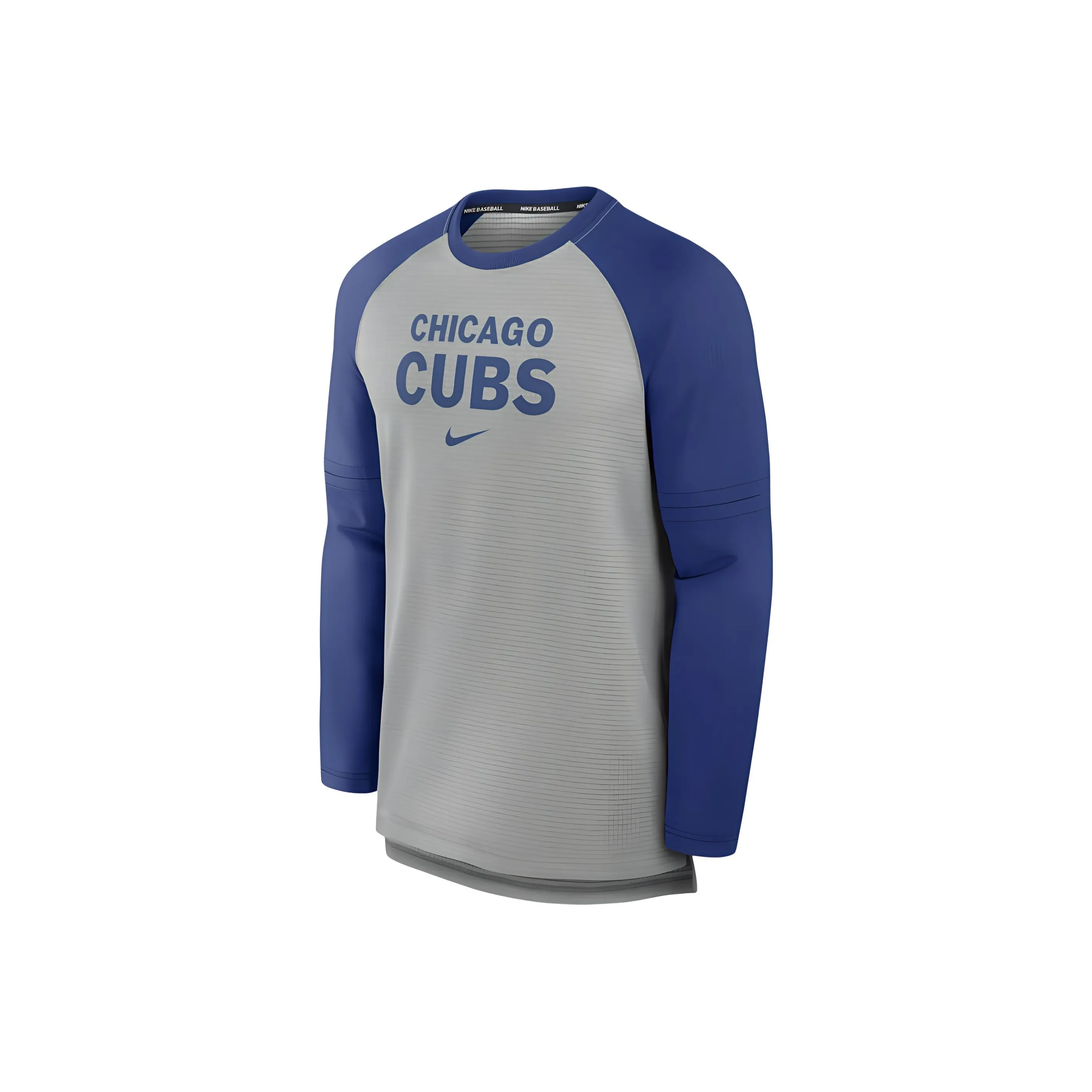 Nike Chicago Cubs Authentic Collection Game Time Men's Nike Breathe Mlb Long Sleeve T Shirt