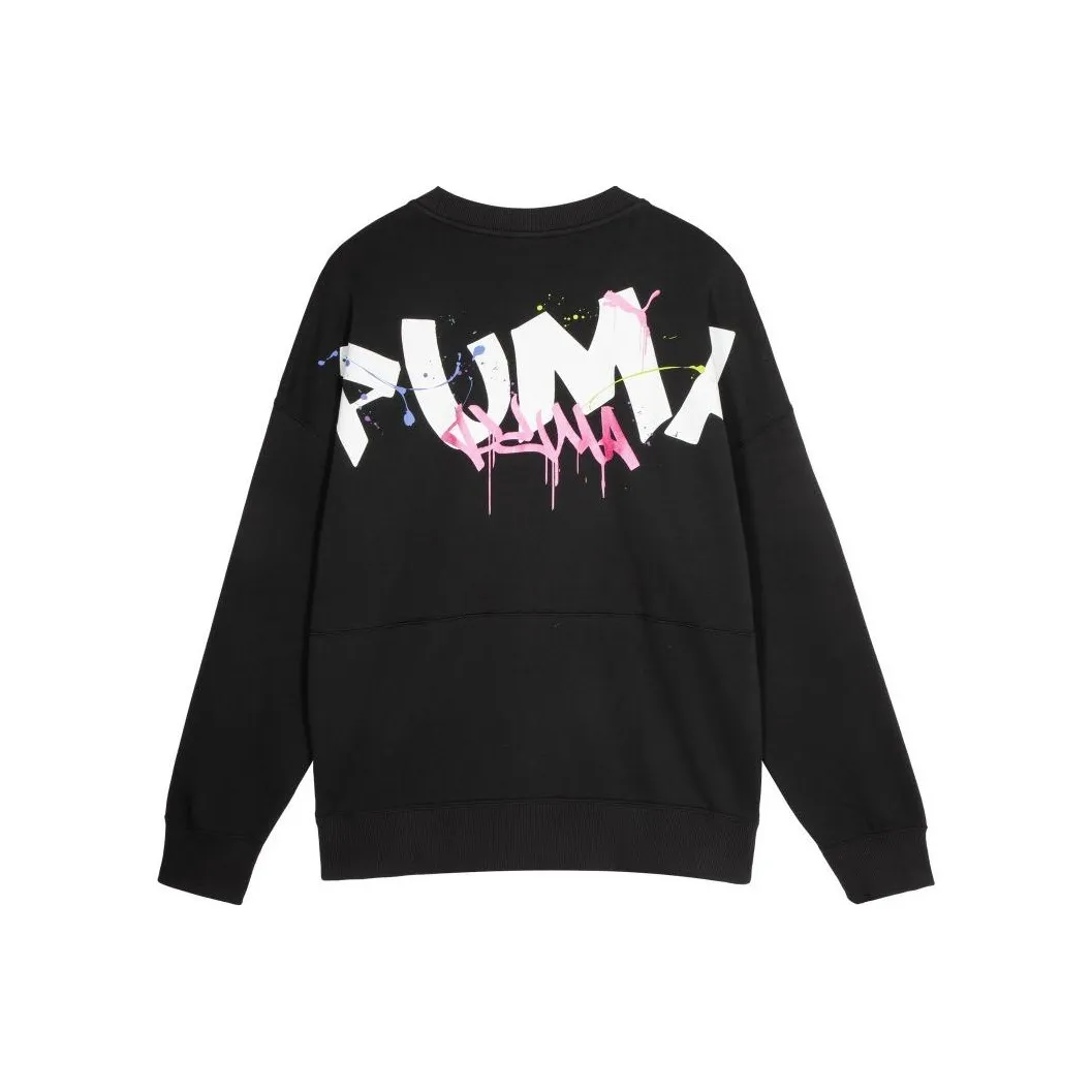 PUMA CLASSICS FTP Crew TR Толстовка Унисекс Черный