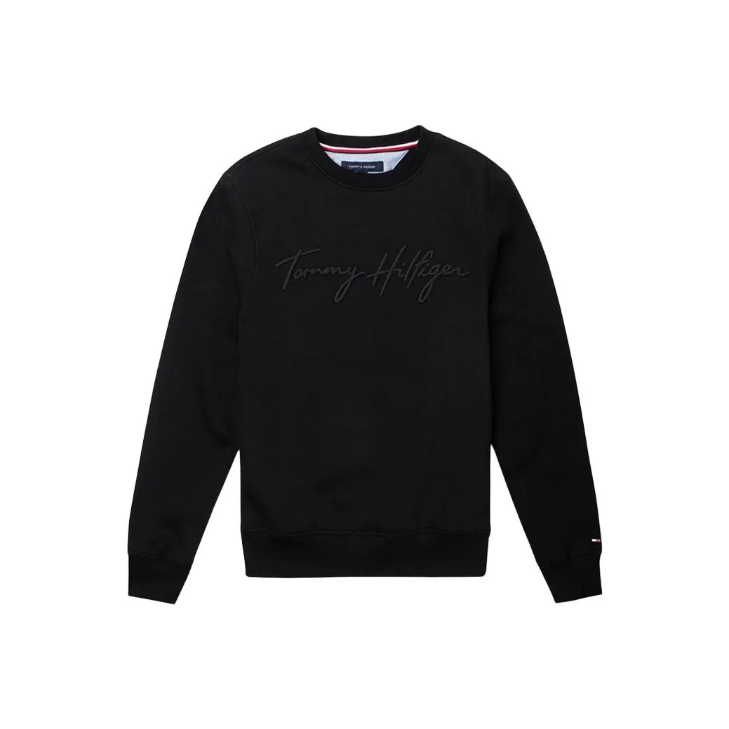 tommy chaussettes Hilfiger Sweatshirt Men's Black