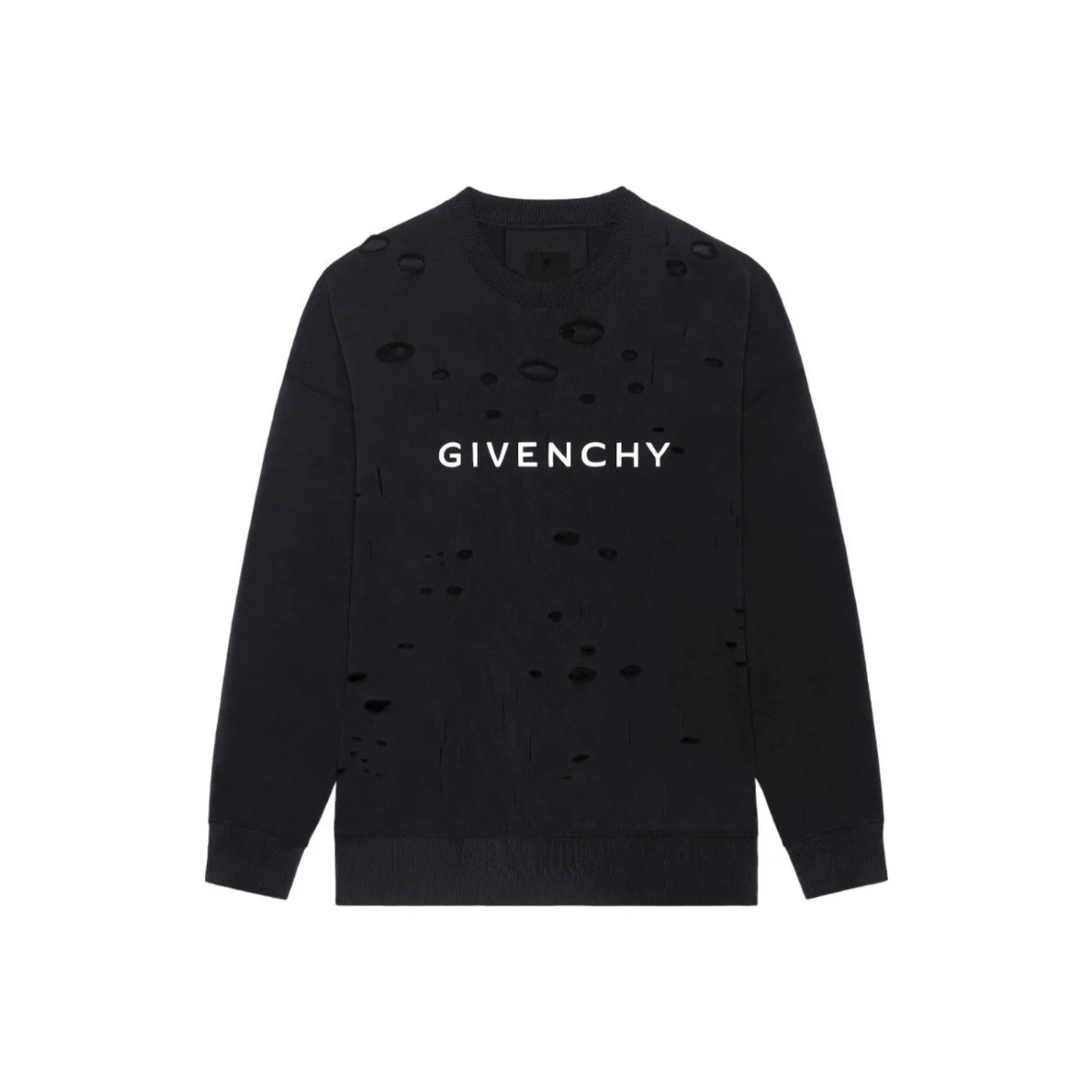 Givenchy Archetype With Destroyed Effect Sweatshirt