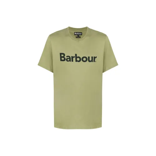 Barbour Оливково-зеленая Мужская Рубашка T