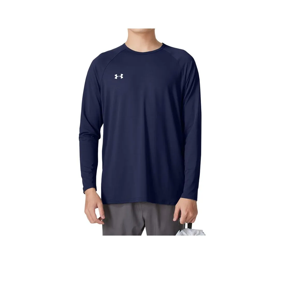 Under Armour Темно-синяя унисекс футболка