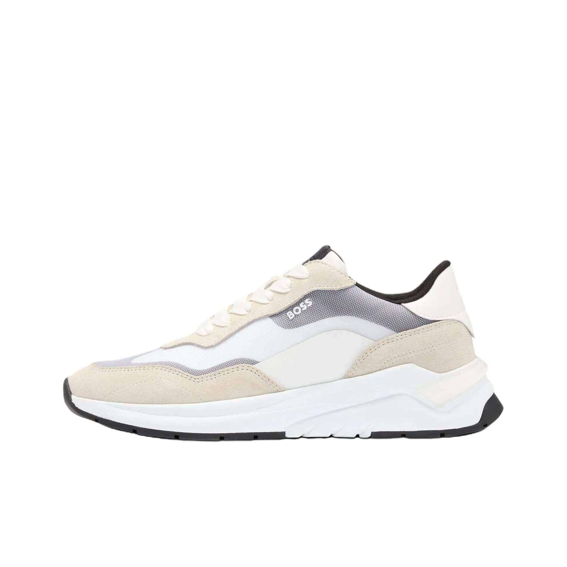 Hugo Boss Низкий Топ Casual Женский Белый Бежевый