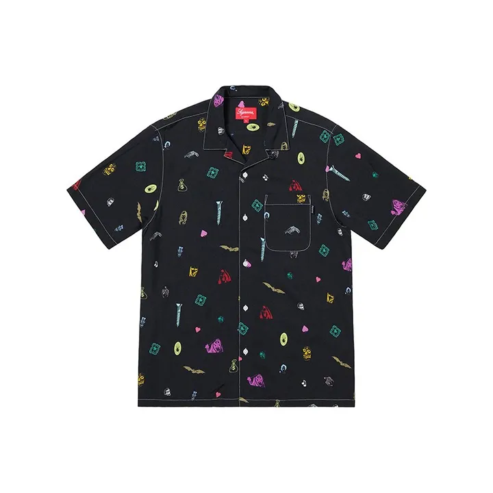 Supreme Deep Space Rayon S/S Shirt
