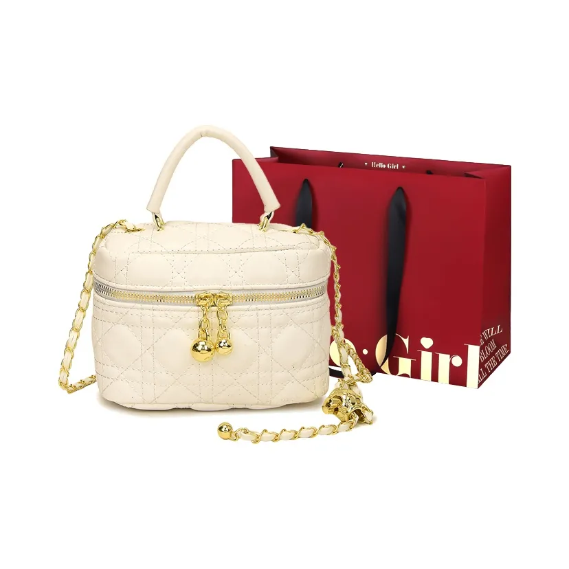 GOX ПУ (полиуретан) Сумка Стандартная Женская Черная Белая