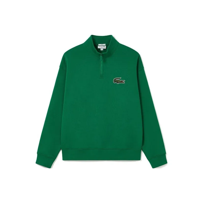 LACOSTE FW23 Sweatshirt Unisex Dark Green