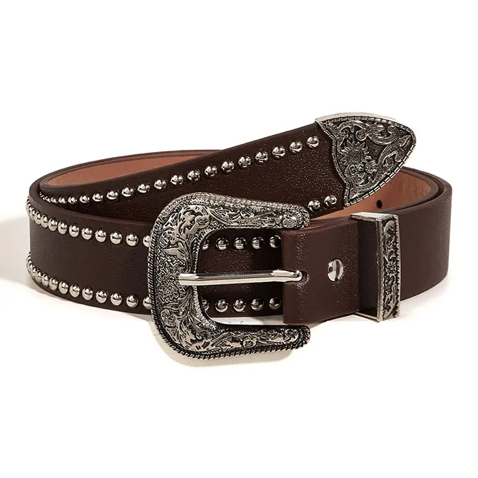 JKEM Ремни из коровьей кожи женские 3,3 см