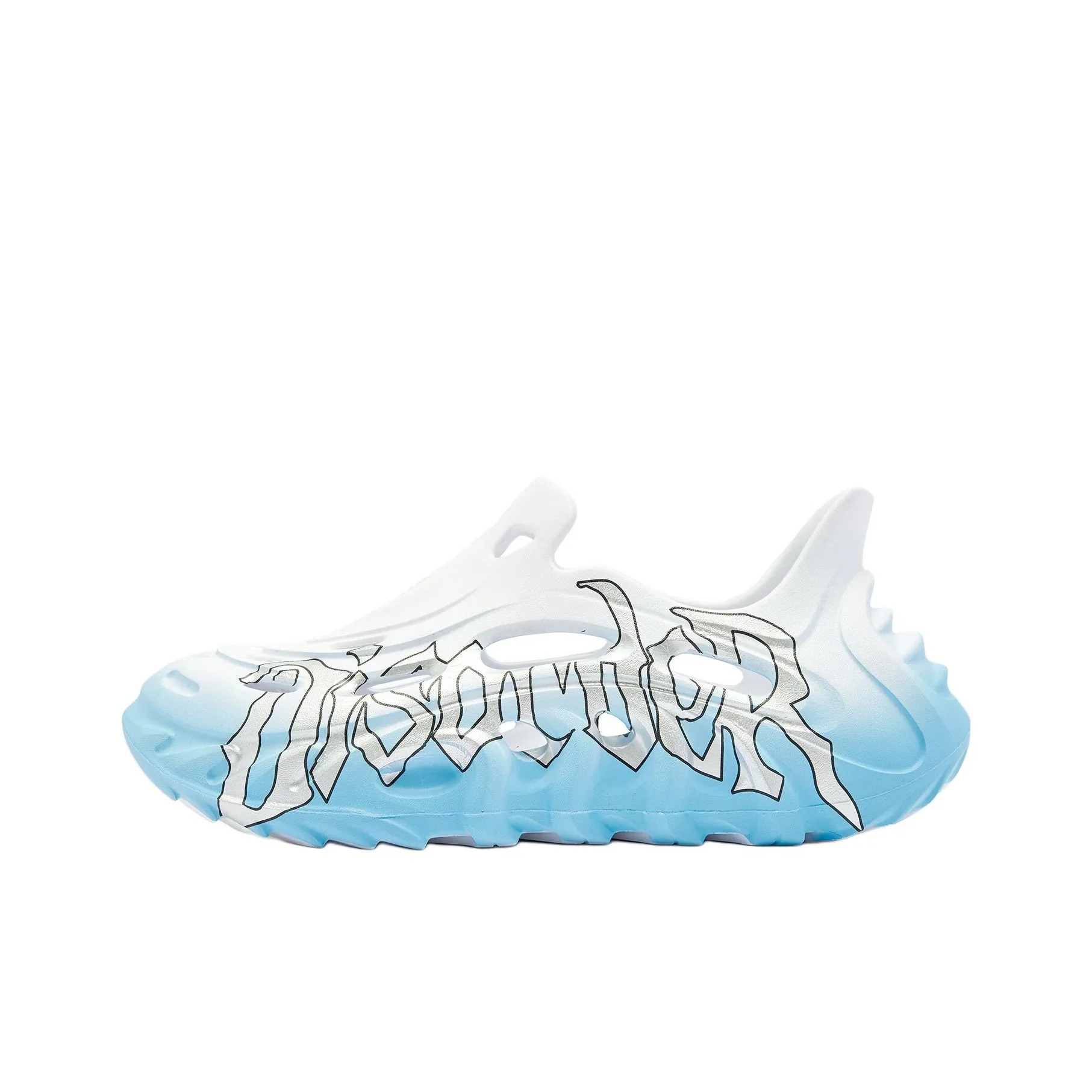 QIAODAN Противоскользящие Износостойкие Низкие Топы Детские Сандалии Синие Белые Подростковые