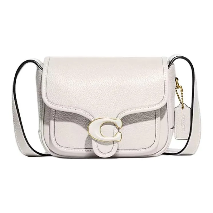 COACH Tabby Коровья кожа Сумка через плечо Женская Белая