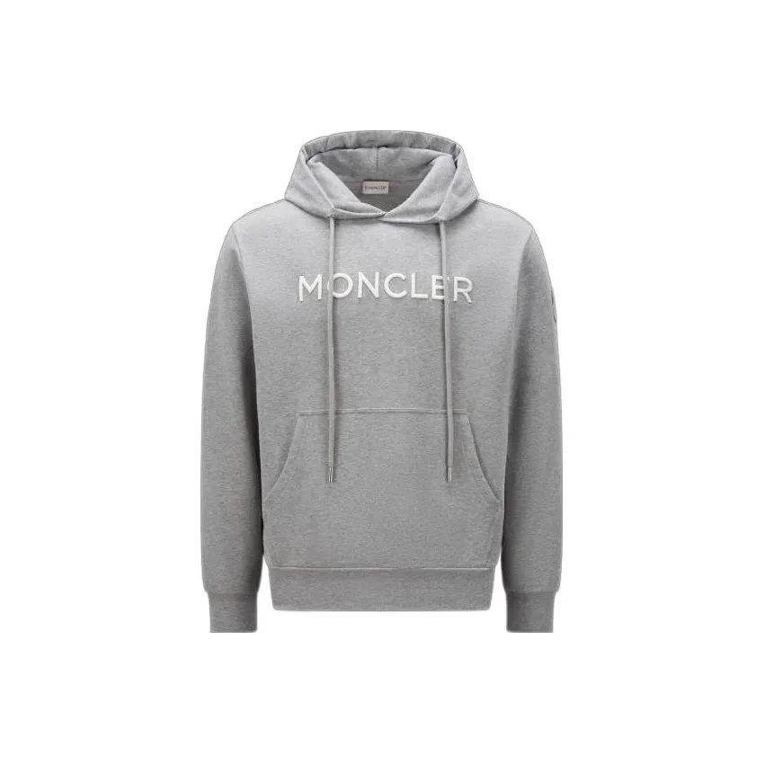 Moncler Logo print Drawstring Hoodie