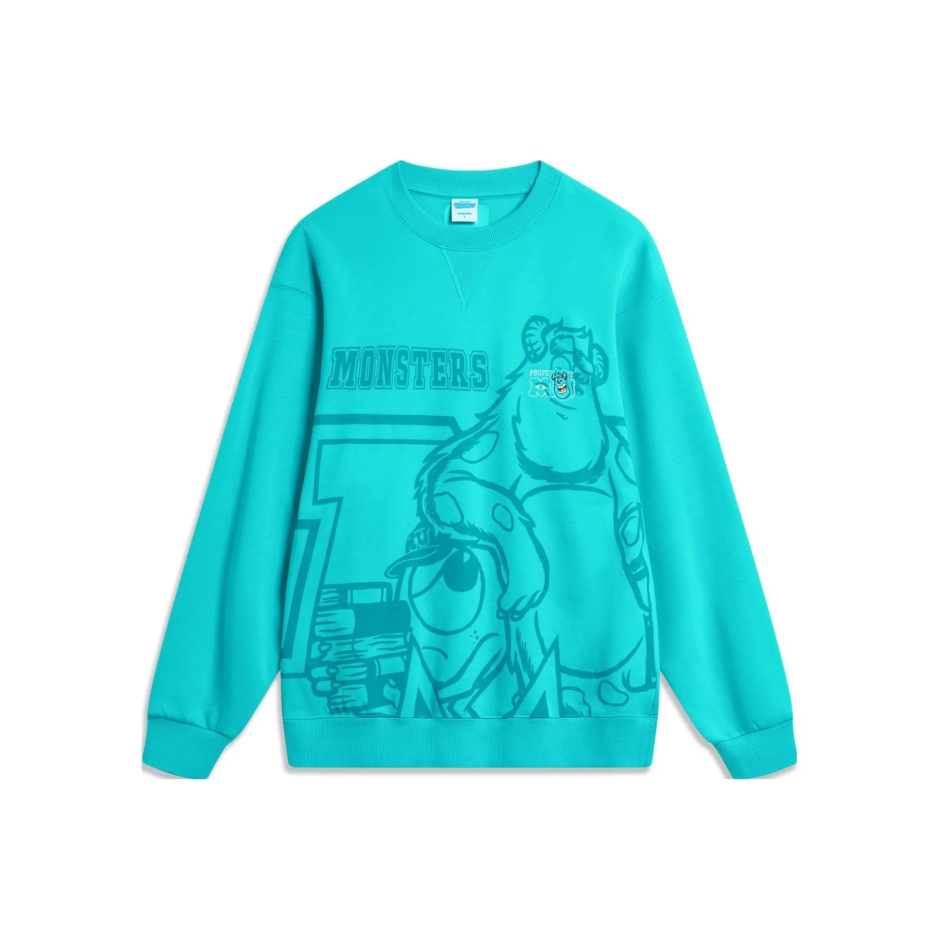 LiNing x Disney Свитшот Унисекс Ice Porcelain Green