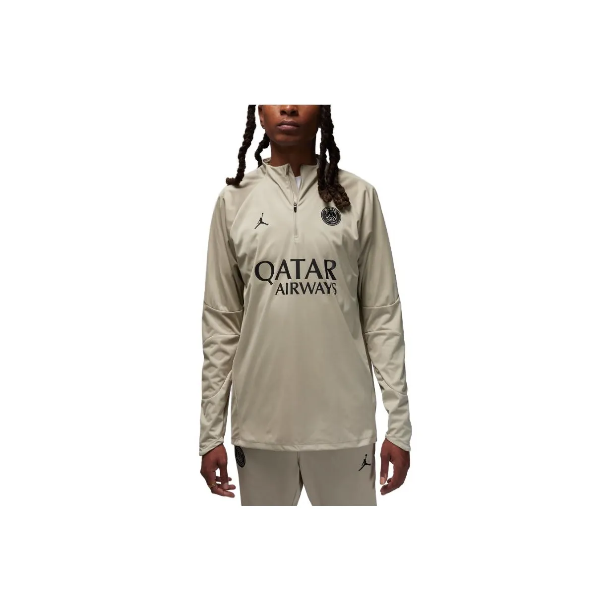 Джордан Storm Форма Футбол Тренировочный Топ Серый Мужской Свитшот