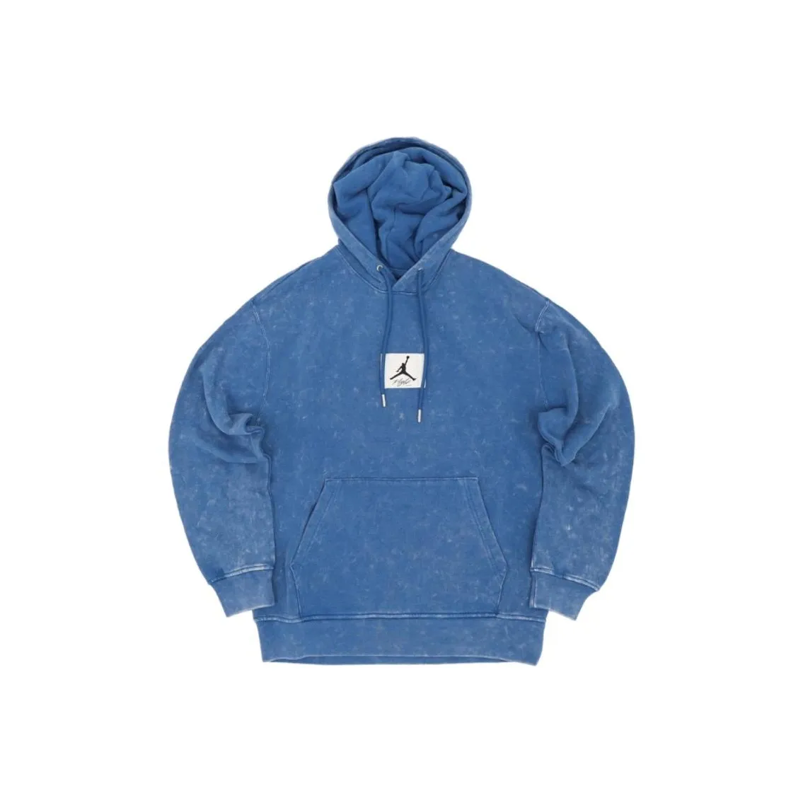 Jordan Men's Logo Knit Pullover Hooded Sweatshirt Blue