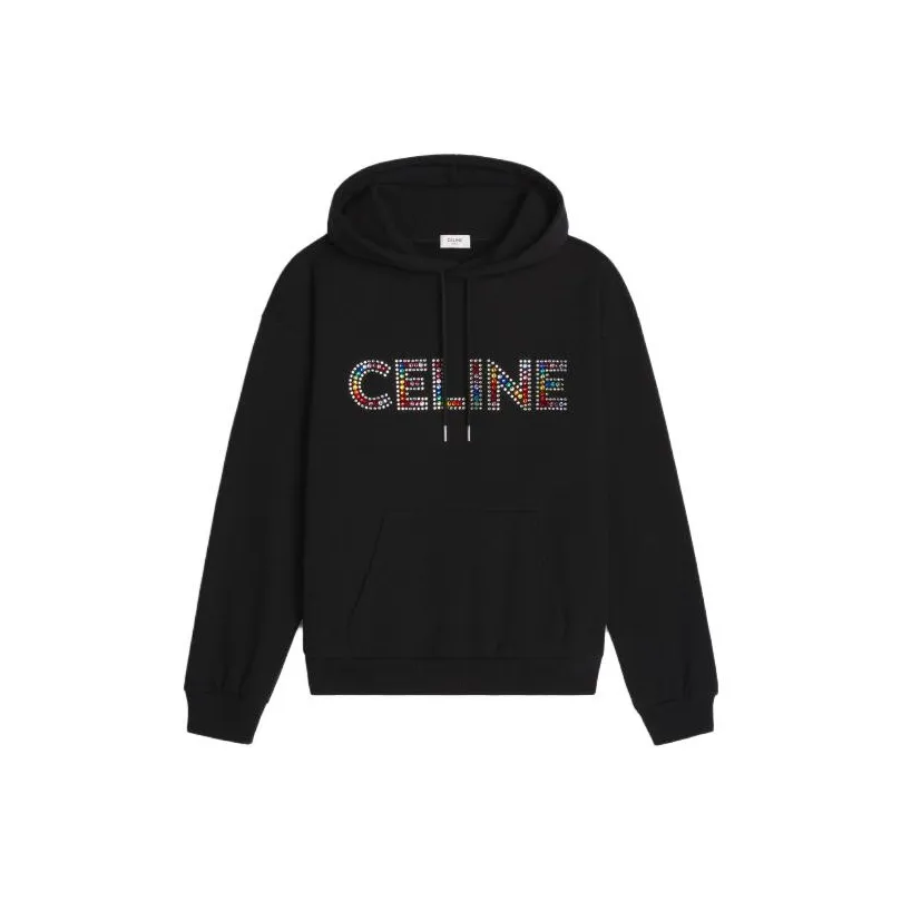CELINE Rhinestones Hoodie