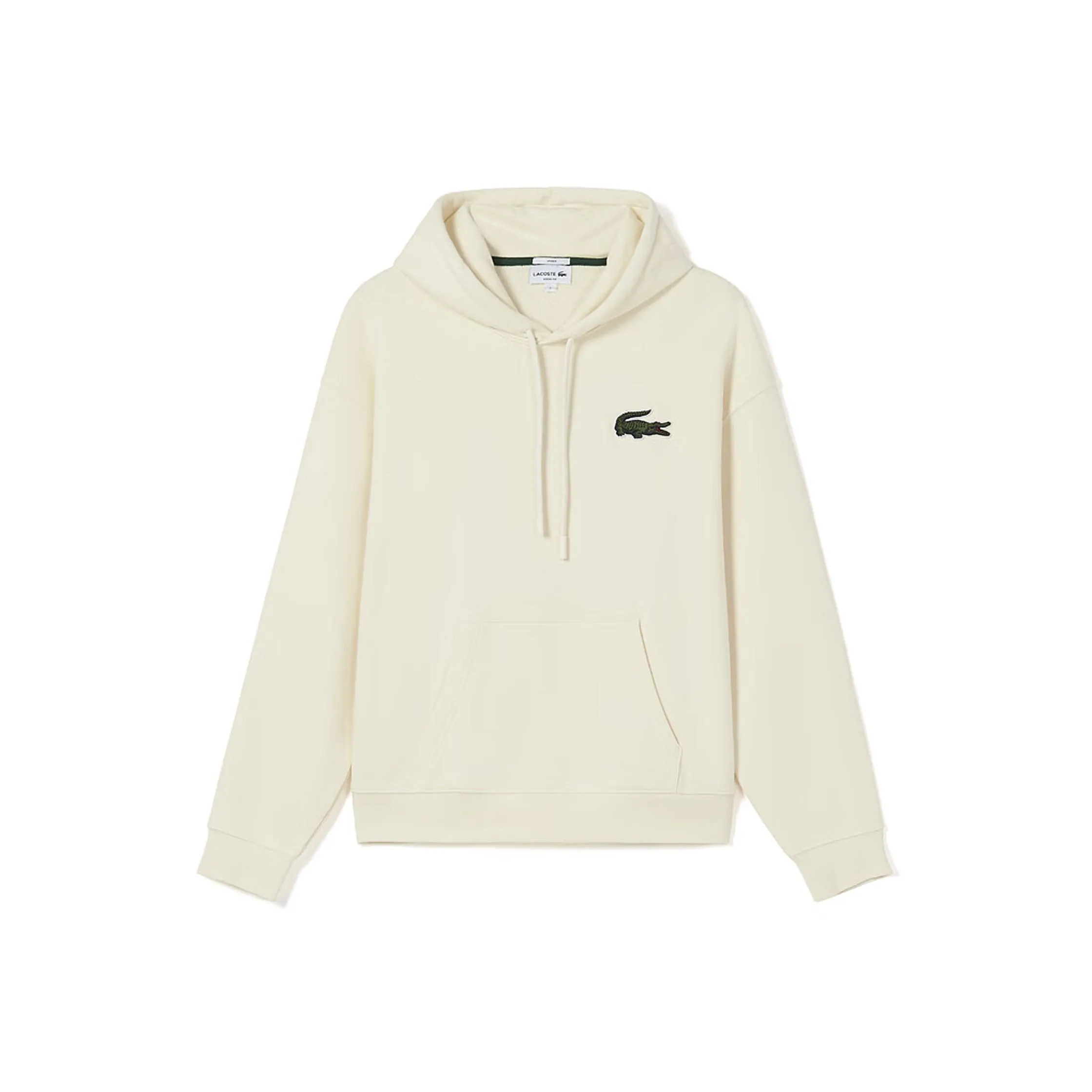 LACOSTE Logo-patch Stretch-cotton Hoodie