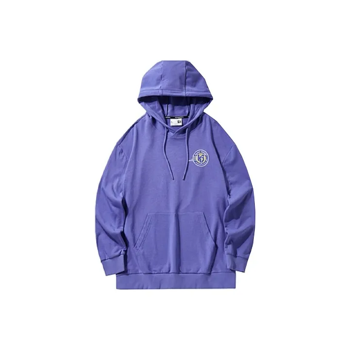 QIAODAN Пейсли‑фиолетовый Мужской Свитшот