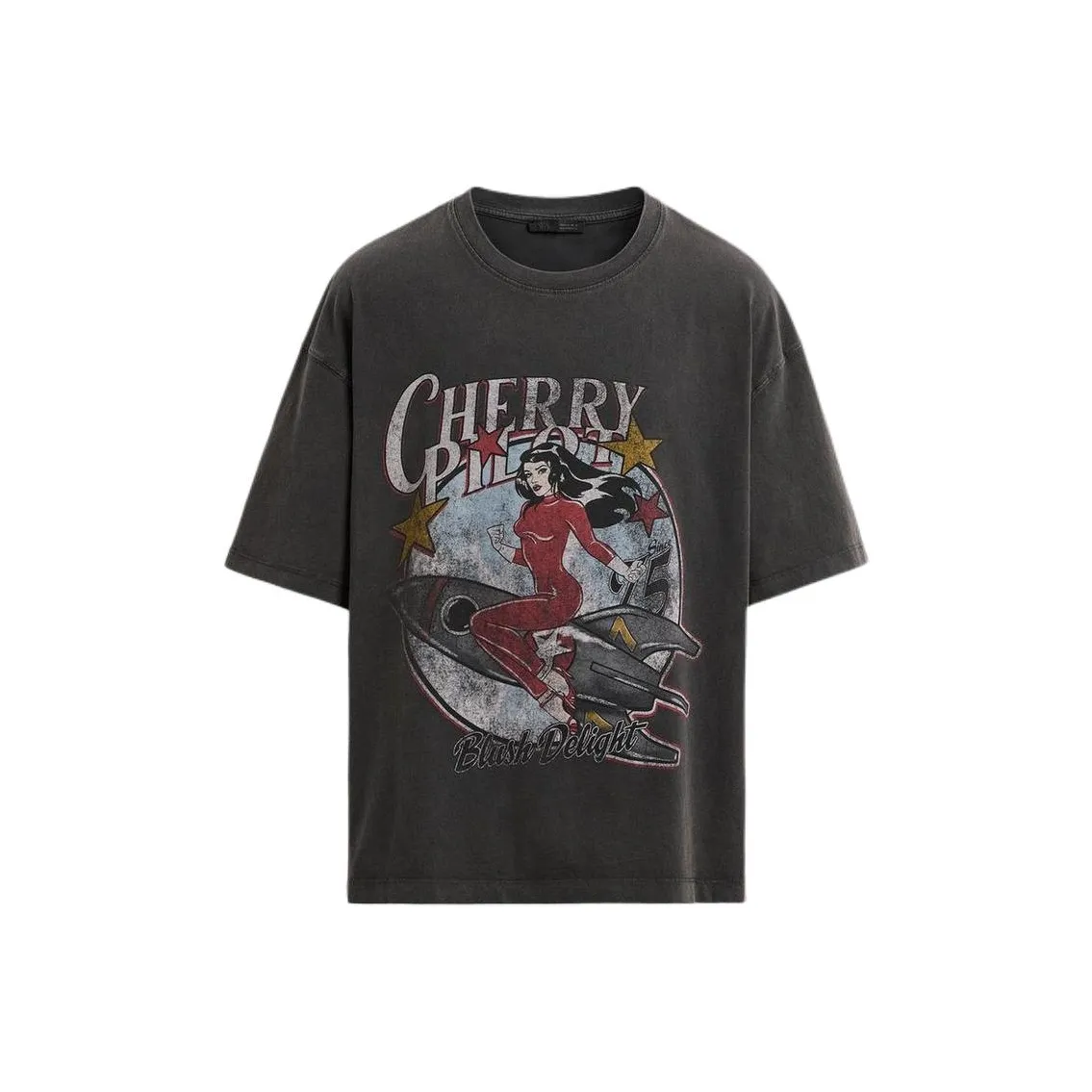 ZARA Темно-серая коричневая мужская футболка T