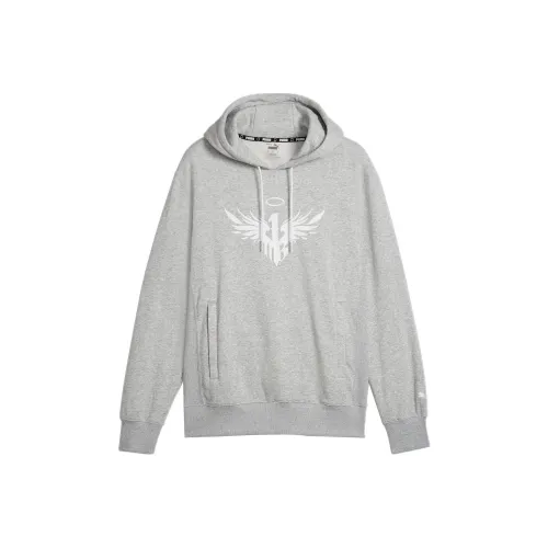 PUMA x MELO Светло-меланжевый серый Мужские Свитшоты