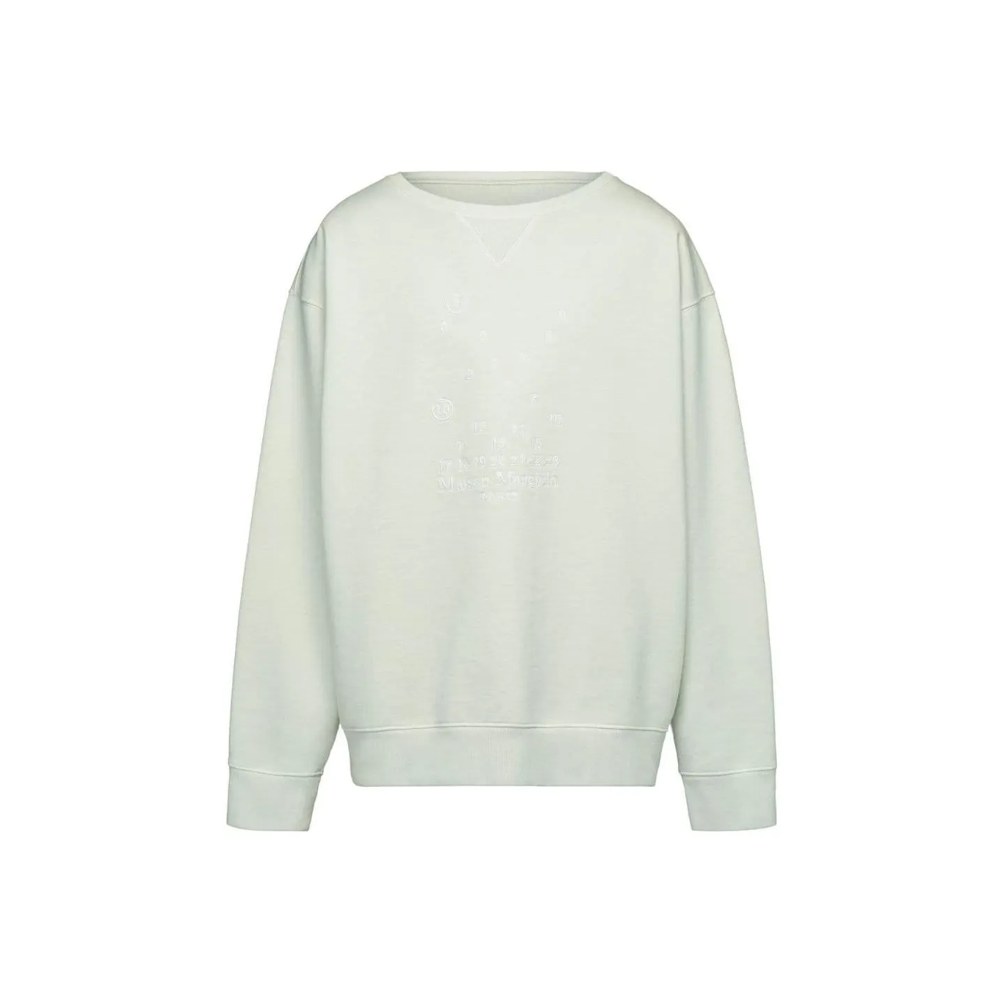 Maison Margiela SS23 Свитшот Мужской Светло-Зеленый