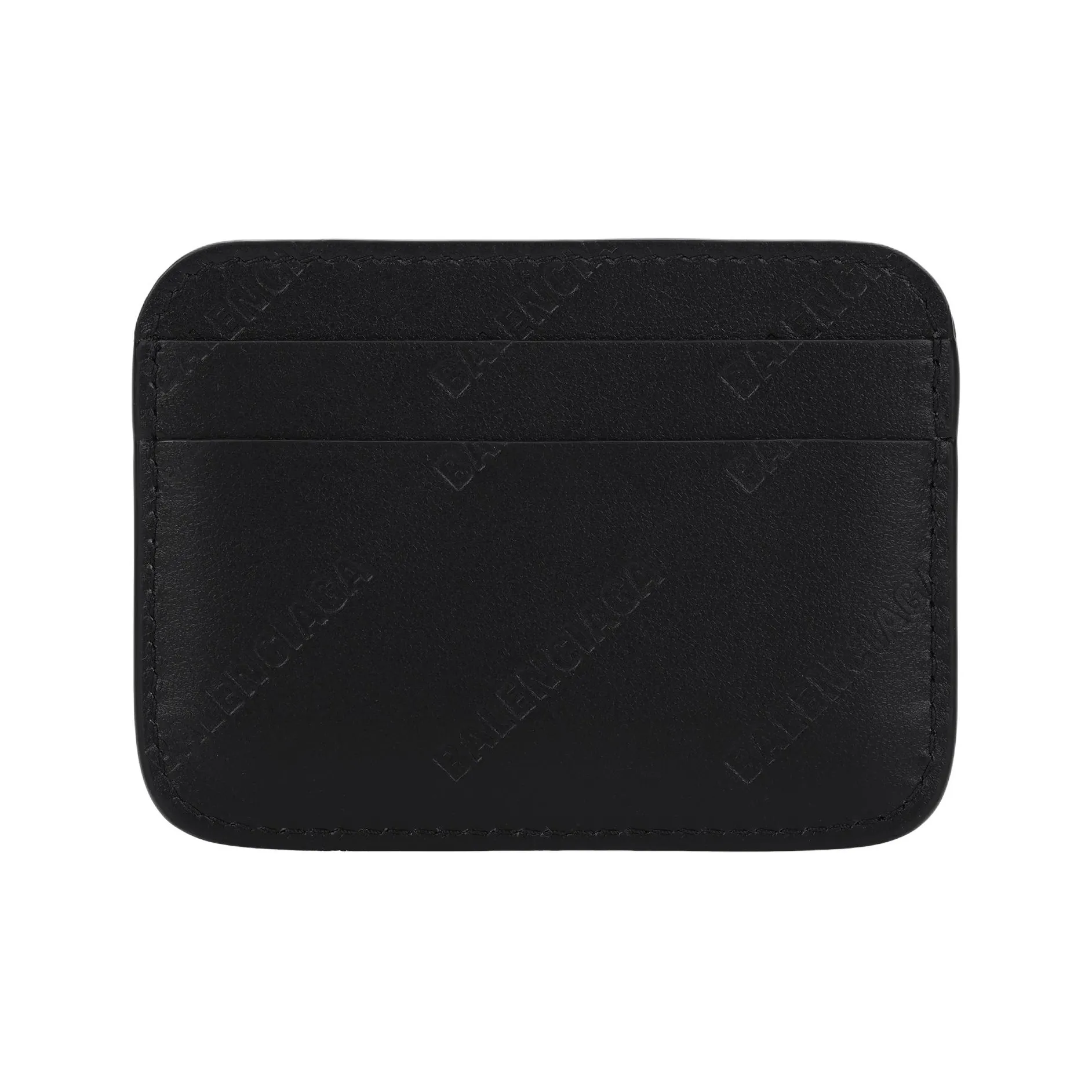 Balenciaga Logo Detailed Card Wallet