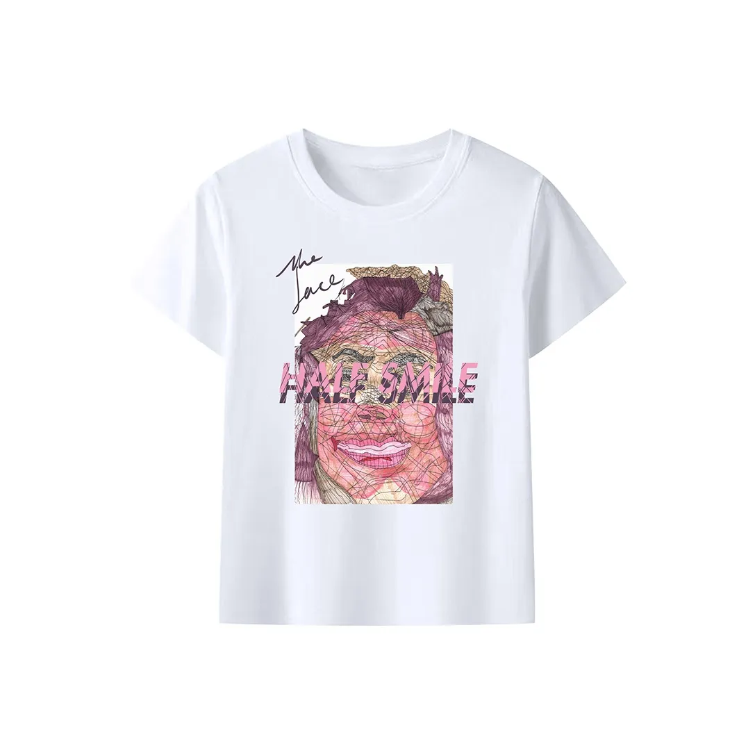 BANGEWEIXIAO Белая унисекс футболка