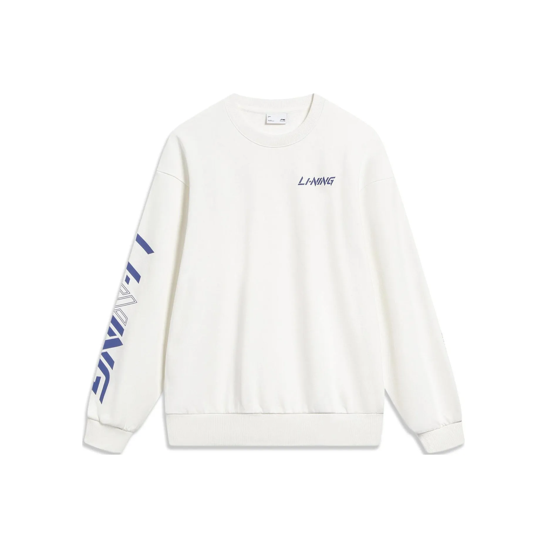 LiNing Sports Lifestyle Collection Sports Fashion Collection Sweatshirt Unisex White