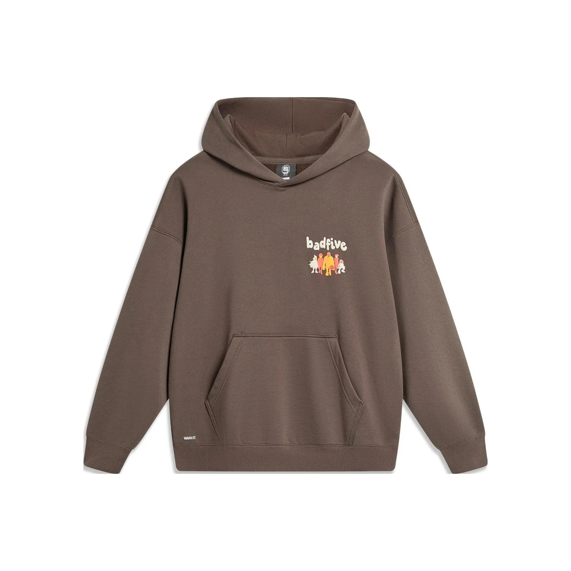 LINING Badfive Толстовка Унисекс Уголь Кофе Умбра